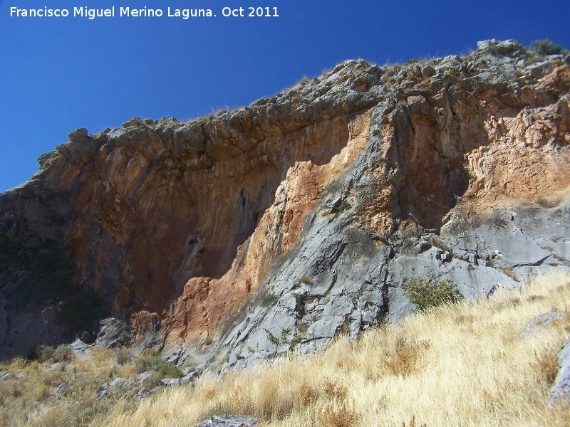 Paredn del Cerro de los Morteros - Paredn del Cerro de los Morteros. 