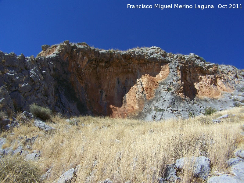 Paredn del Cerro de los Morteros - Paredn del Cerro de los Morteros. 