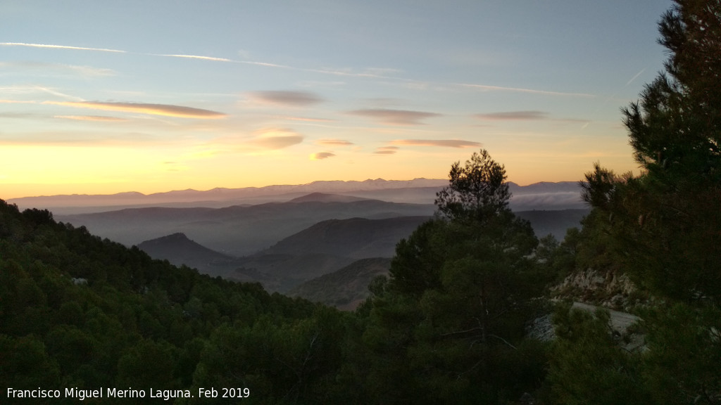 Alba - Alba. Vistas desde la ladera sur del Mgina - Huelma