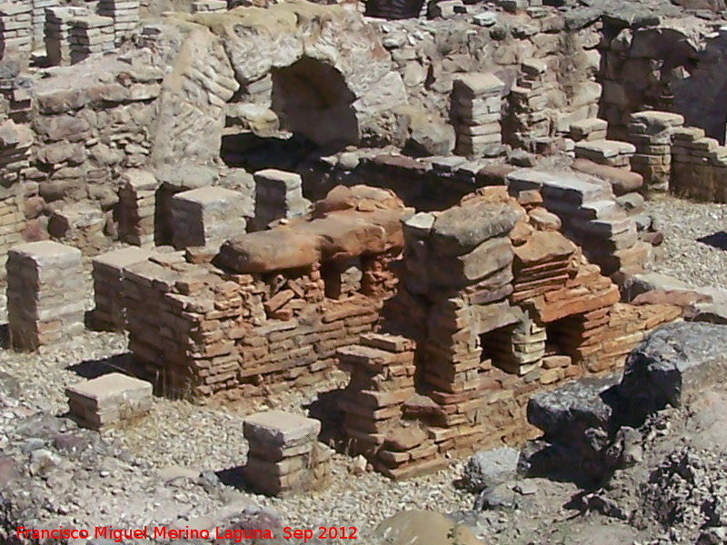 Cstulo. Termas de la Casa del Olivar - Cstulo. Termas de la Casa del Olivar. Horno