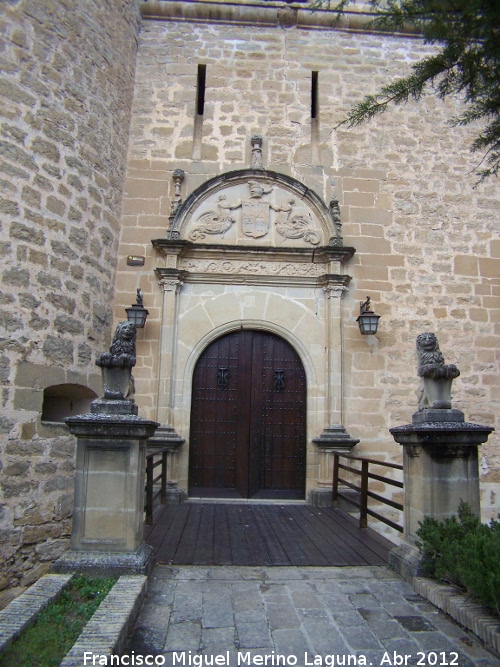 Castillo de Canena - Castillo de Canena. Puente levadizo