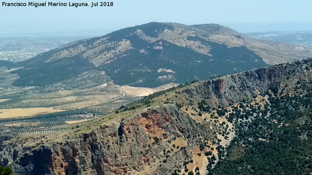 Cerro San Cristbal - Cerro San Cristbal. Desde el Barranco de la Mata