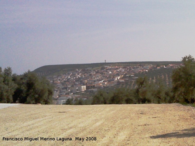 Camino de La Cruz - Camino de La Cruz. Las Navas desde el camino