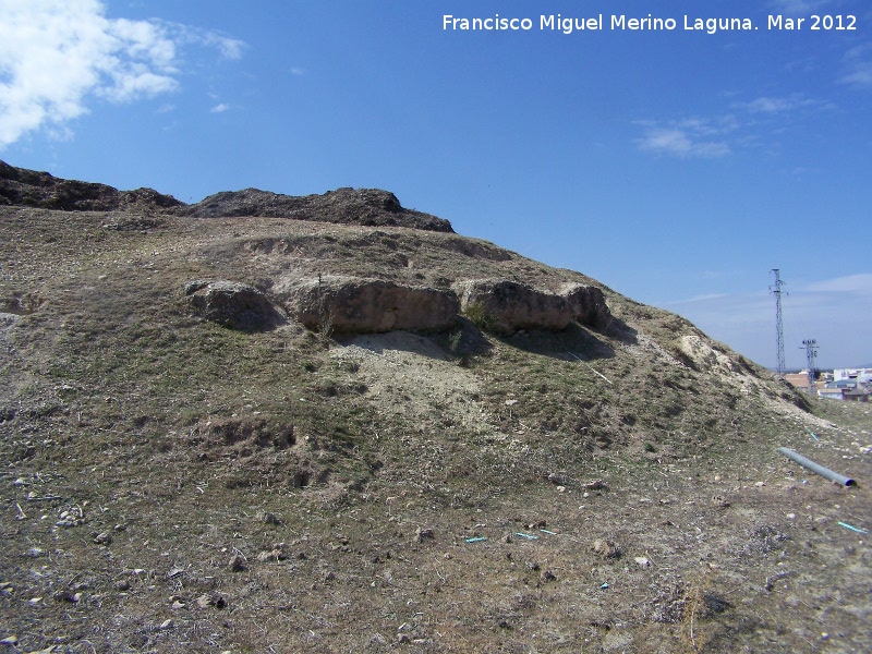 Oppidum Cerro San Cristbal - Oppidum Cerro San Cristbal. Murallas