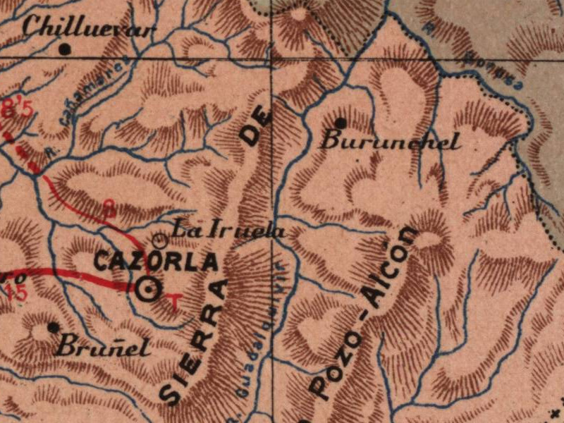 Ro Guadalquivir - Ro Guadalquivir. Mapa 1901