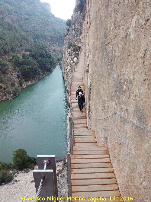 Pantano Tajo de la Encantada - Pantano Tajo de la Encantada. Desde el Caminito del Rey