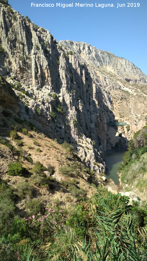 Pantano Tajo de la Encantada - Pantano Tajo de la Encantada. Desde el Mirador del Caminito del Rey