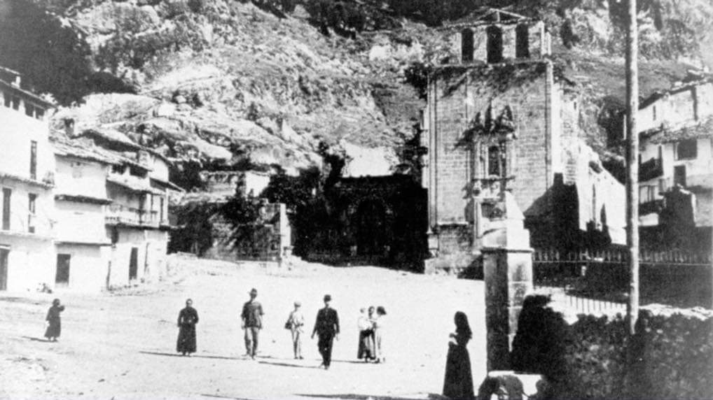 Iglesia de Santa Mara - Iglesia de Santa Mara. Foto antigua