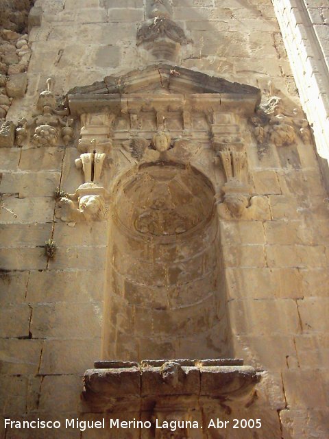 Iglesia de Santa Mara - Iglesia de Santa Mara. Hornacina