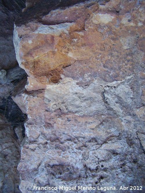 Pinturas rupestres del Abrigo de la Pea Grajera Grupo II - Pinturas rupestres del Abrigo de la Pea Grajera Grupo II. 