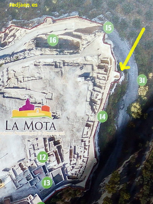 La Mota. Torren circular norte - La Mota. Torren circular norte. Situacin