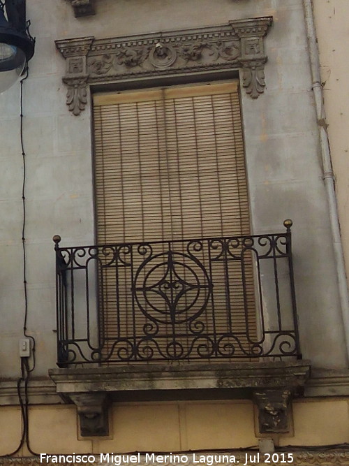 Casa de la Calle Carrera de las Mercedes n 18 - Casa de la Calle Carrera de las Mercedes n 18. Balcn del primer piso