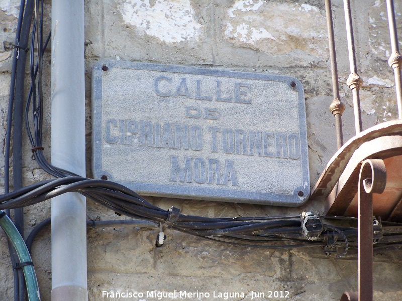 Calle del Rojo - Calle del Rojo. Placa antigua