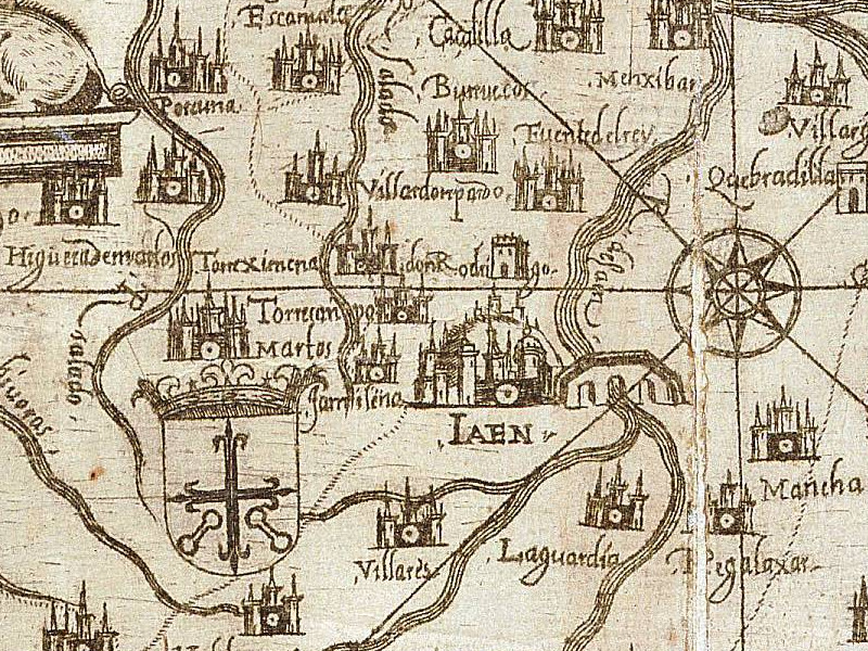 Historia de Fuerte del Rey - Historia de Fuerte del Rey. Mapa 1588