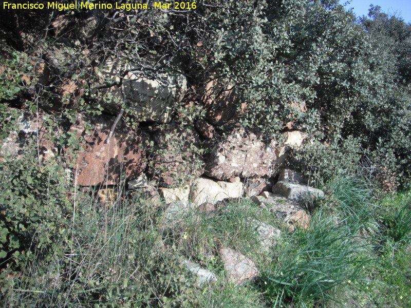 Muralla romana del Cerro de las Mancebas - Muralla romana del Cerro de las Mancebas. Muralla