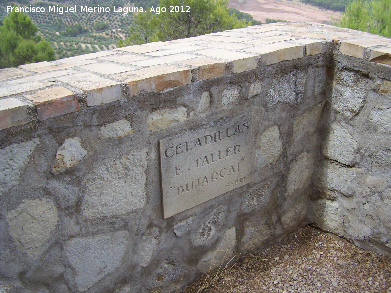 Mirador Las Celadillas - Mirador Las Celadillas. Placa