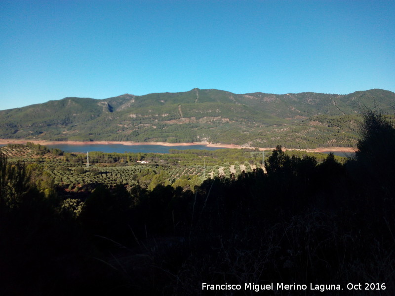 Pantano del Tranco - Pantano del Tranco. Desde el Mirador Morra de los Canalizos