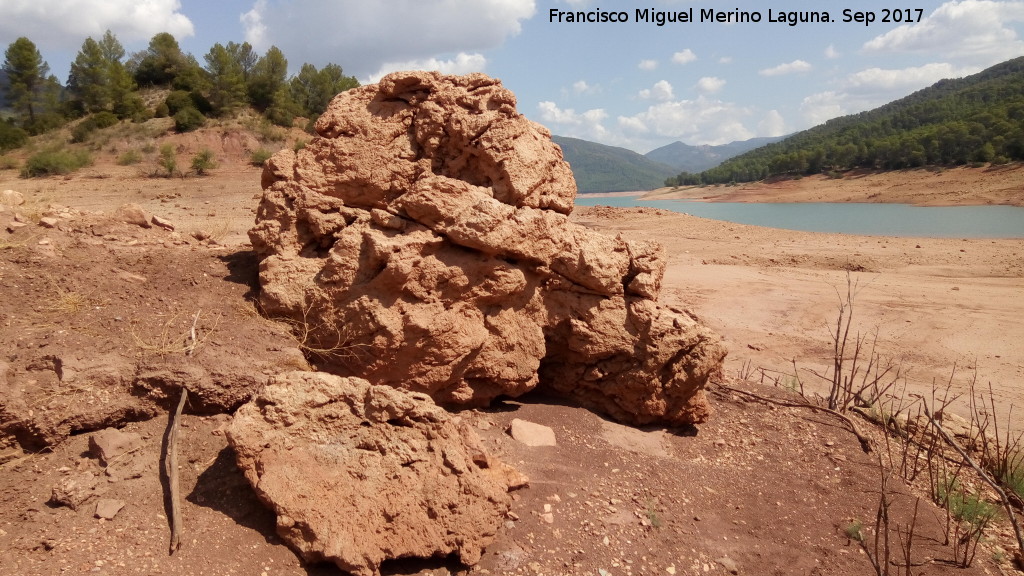 Pantano del Tranco - Pantano del Tranco. En sequa