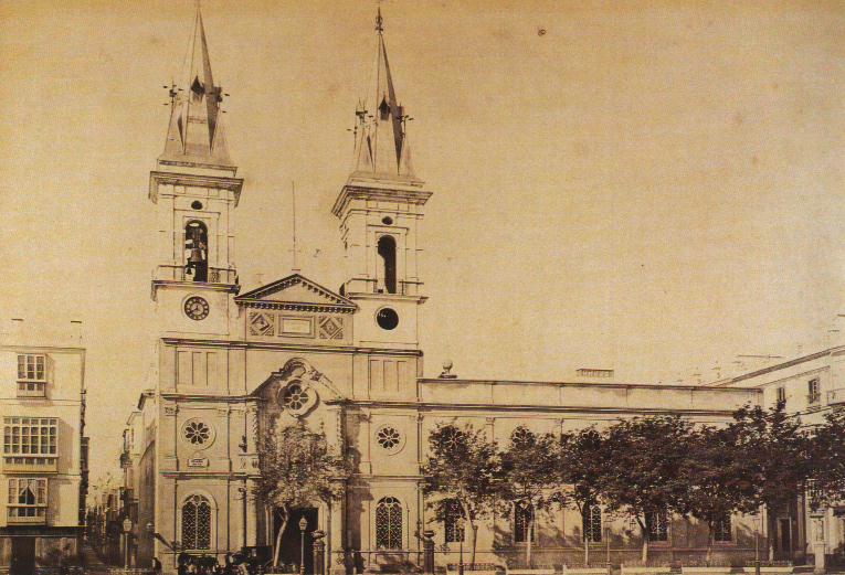 Plaza de San Antonio - Plaza de San Antonio. Foto antigua