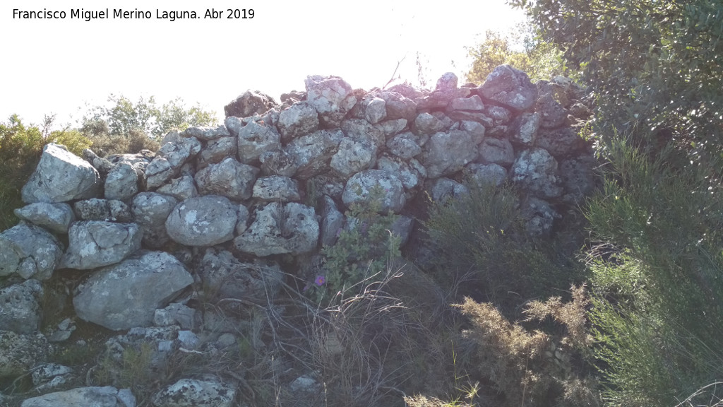 Cerro Miguelico - Cerro Miguelico. Piedra seca