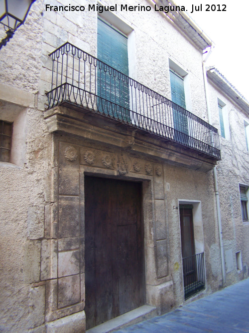 Casa de la Calle Luis Calpena n 1 - Casa de la Calle Luis Calpena n 1. Fachada