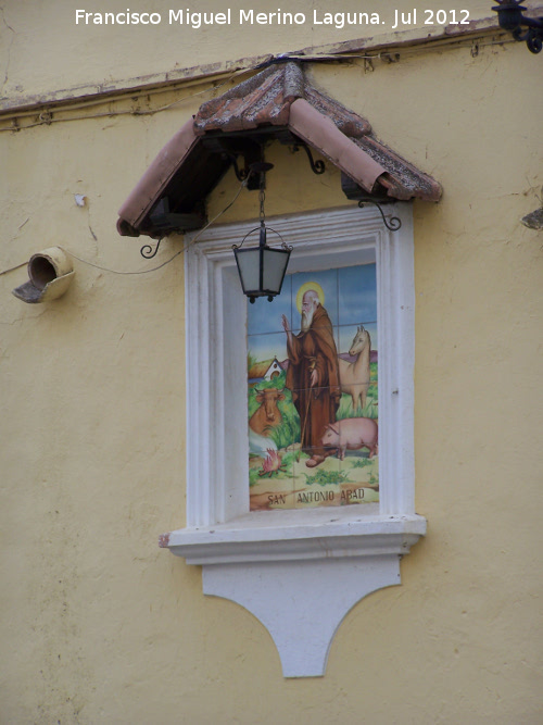 Hornacina de San Antonio Abad - Hornacina de San Antonio Abad. 