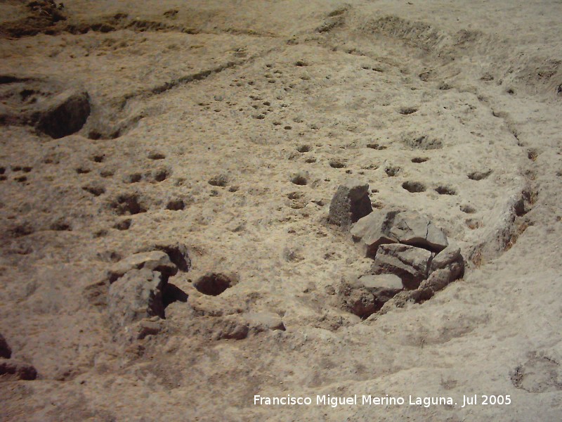 Marroques Bajos - Marroques Bajos. Construccin de piedra dentro de la cabaa grande del quinto anillo