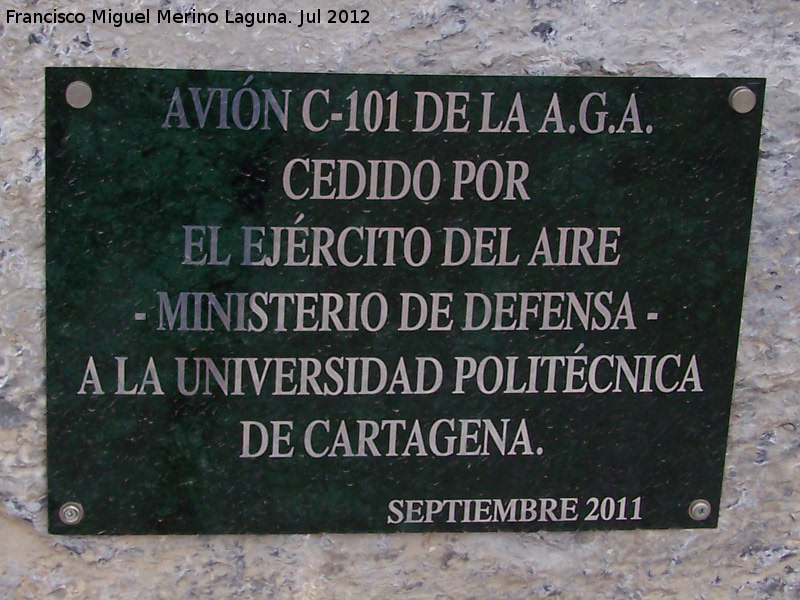 Avin C-101 - Avin C-101. Placa