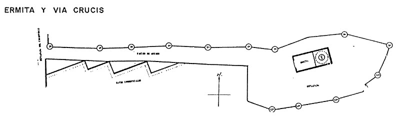 Va Crucis - Va Crucis. Plano del Va Crucis