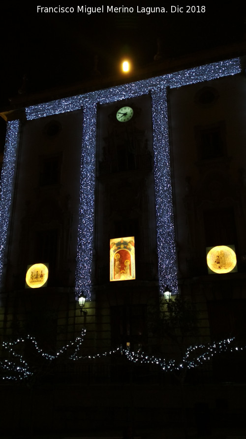 Ayuntamiento de Jan - Ayuntamiento de Jan. Iluminacin navidea