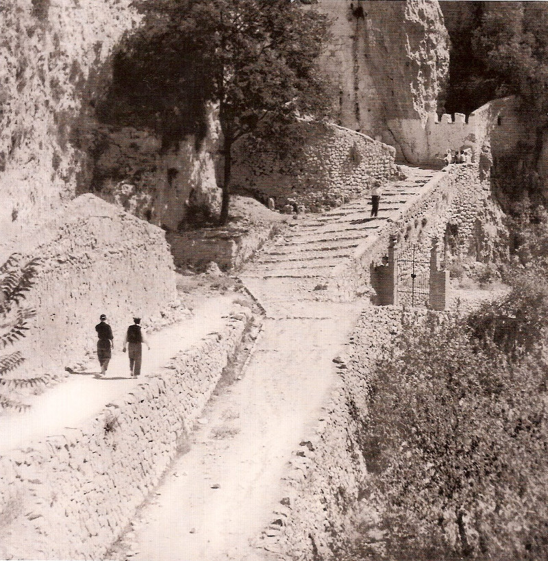 Calle de la Pea - Calle de la Pea. Foto antigua