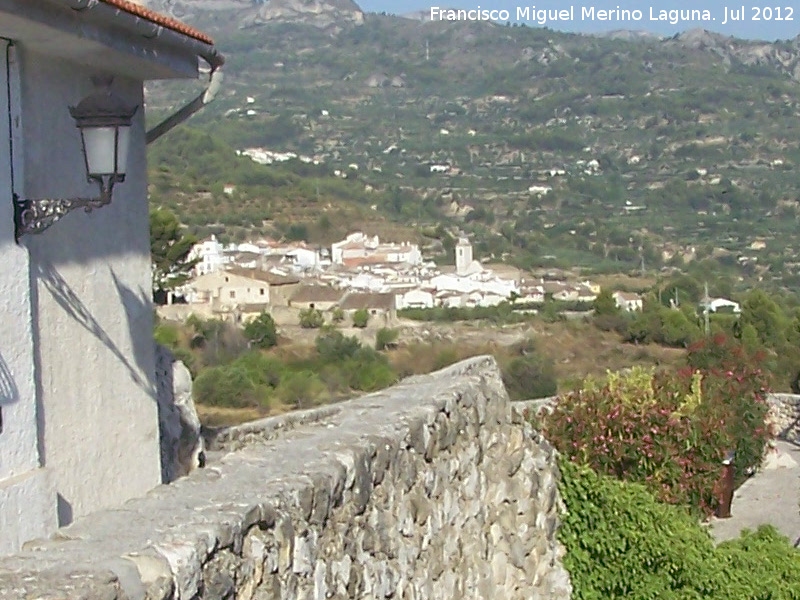 Benimantell - Benimantell. Visto desde Guadalest