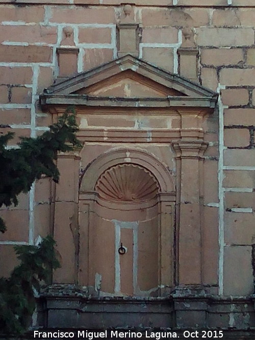 Ermita de la Virgen de la Encina - Ermita de la Virgen de la Encina. Hornacina