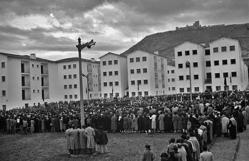 Barrio Peamefcit - Barrio Peamefcit. Inauguracin de las viviendas de Peamefcit, ao 1954