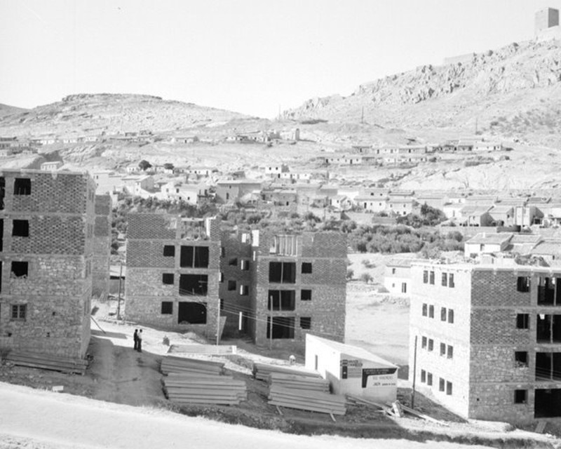 Barrio El Tomillo - Barrio El Tomillo. Al fondo. Aos 60 del siglo XX