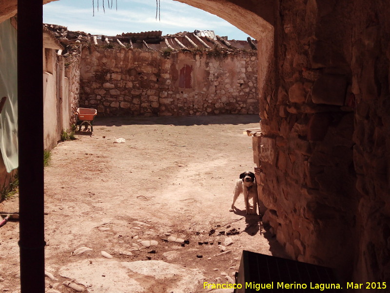 Castillo de Fuentetetar - Castillo de Fuentetetar. Patio de Armas