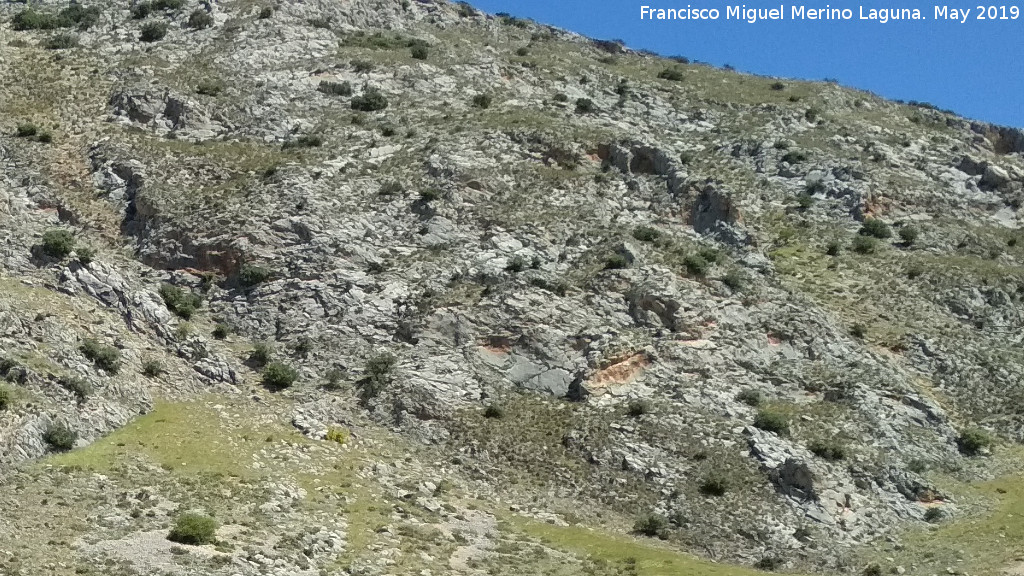 Cerro de los Morteros - Cerro de los Morteros. Abrigos