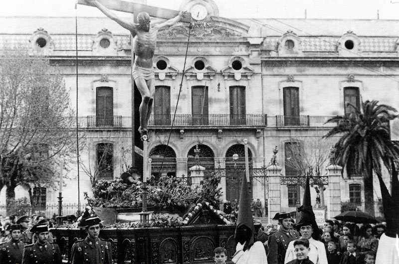 Palacio de la Diputacin - Palacio de la Diputacin. Cristo de la Buena Muerte 1955