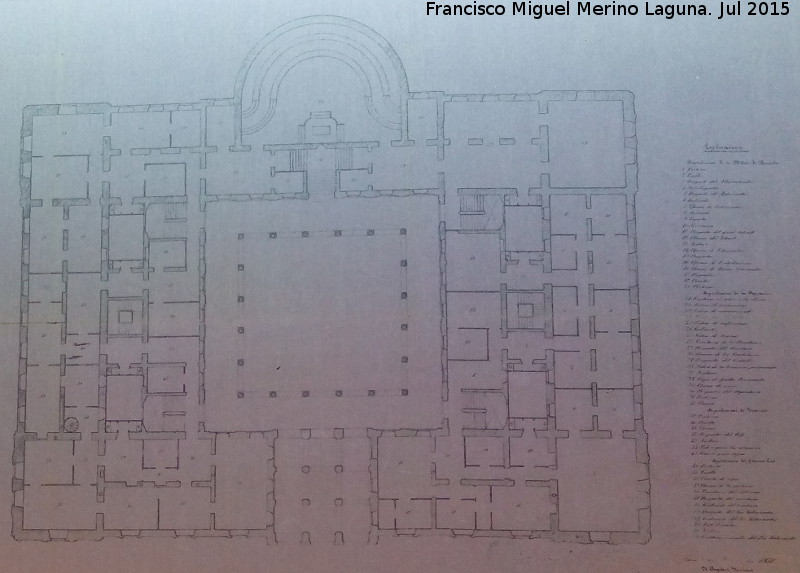 Palacio de la Diputacin - Palacio de la Diputacin. Proyecto de Jorge Porra. 1871. Planta entresuelo