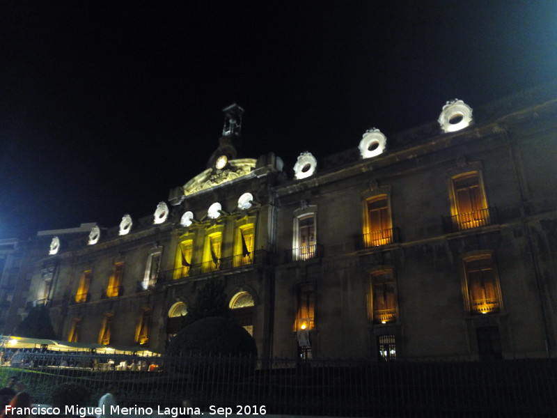 Palacio de la Diputacin - Palacio de la Diputacin. Por la noche