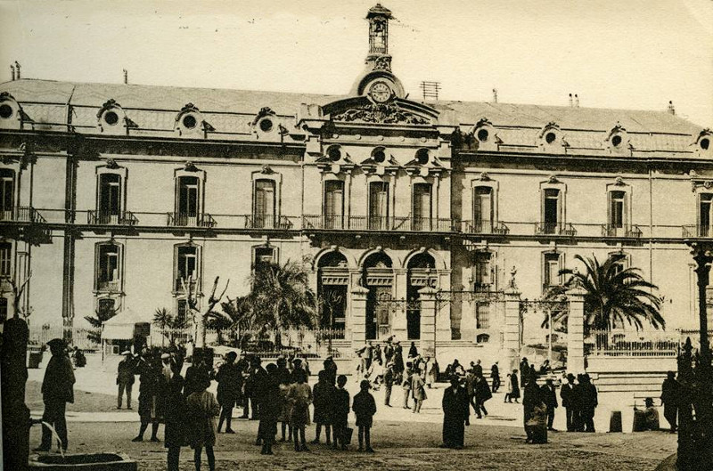 Palacio de la Diputacin - Palacio de la Diputacin. Foto antigua