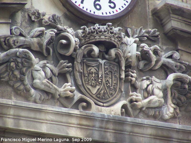 Palacio de la Diputacin - Palacio de la Diputacin. Escudo