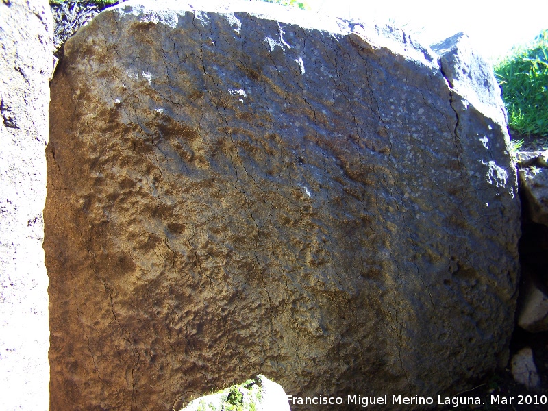 Dolmen del Collado de los Bastianes - Dolmen del Collado de los Bastianes. Piedra VI