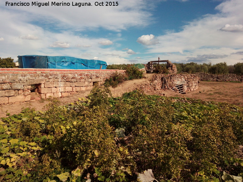 Huerta Zambrana - Huerta Zambrana. Con la noria al fondo