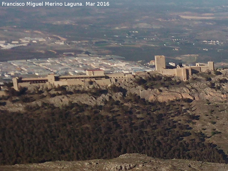 Castillo de Santa Catalina - Castillo de Santa Catalina. Desde la Pea de Jan