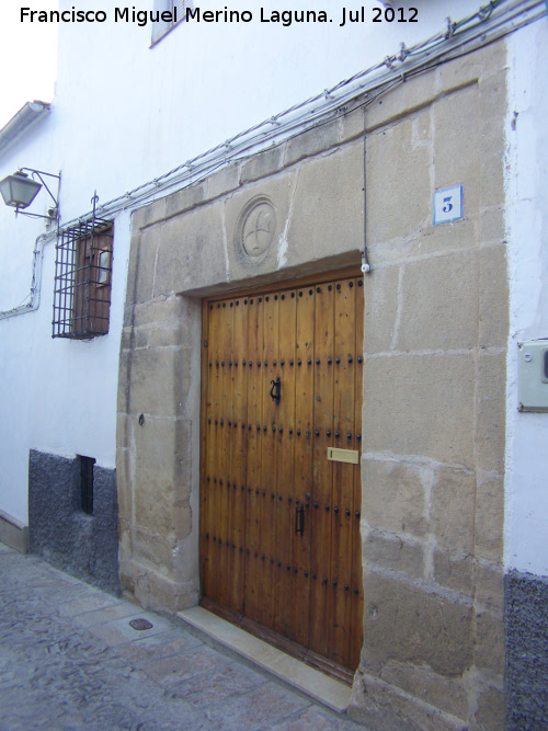 Casa de la Calle Molinos n 3 - Casa de la Calle Molinos n 3. Portada y ventana