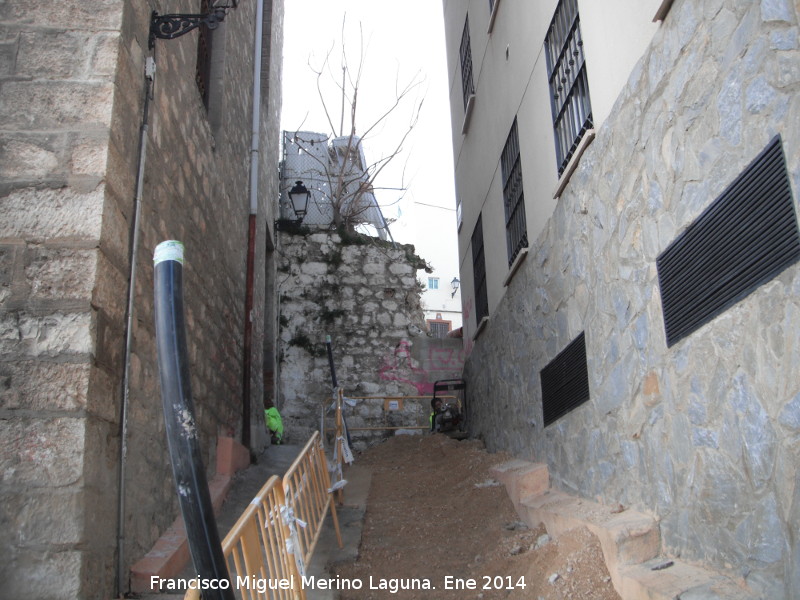 Calle Hospital de San Miguel - Calle Hospital de San Miguel. En obras