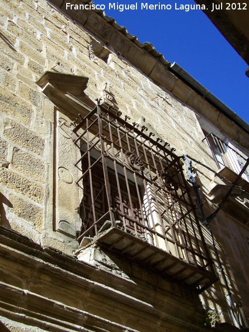 Casa del Callejn de Ventaja n 4 - Casa del Callejn de Ventaja n 4. Ventana monumental