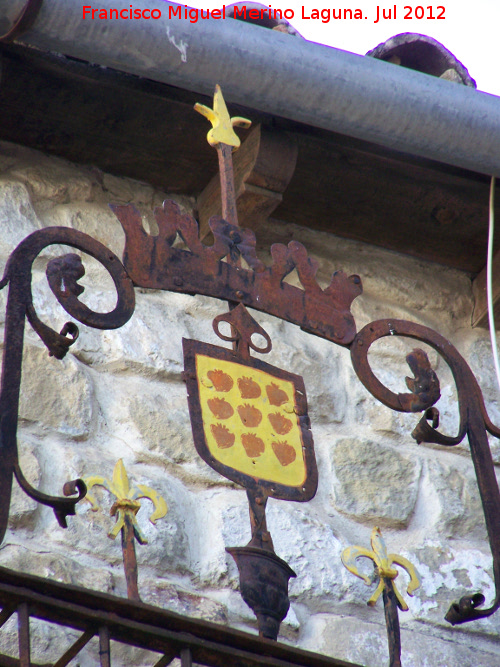 Casa del Ladrn de Guevara - Casa del Ladrn de Guevara. Escudo de reja