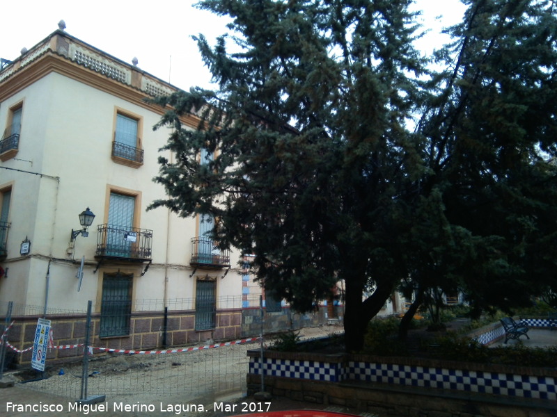 Plaza de la Iglesia - Plaza de la Iglesia. Lugar donde estuvo el Alamo de Fundacin